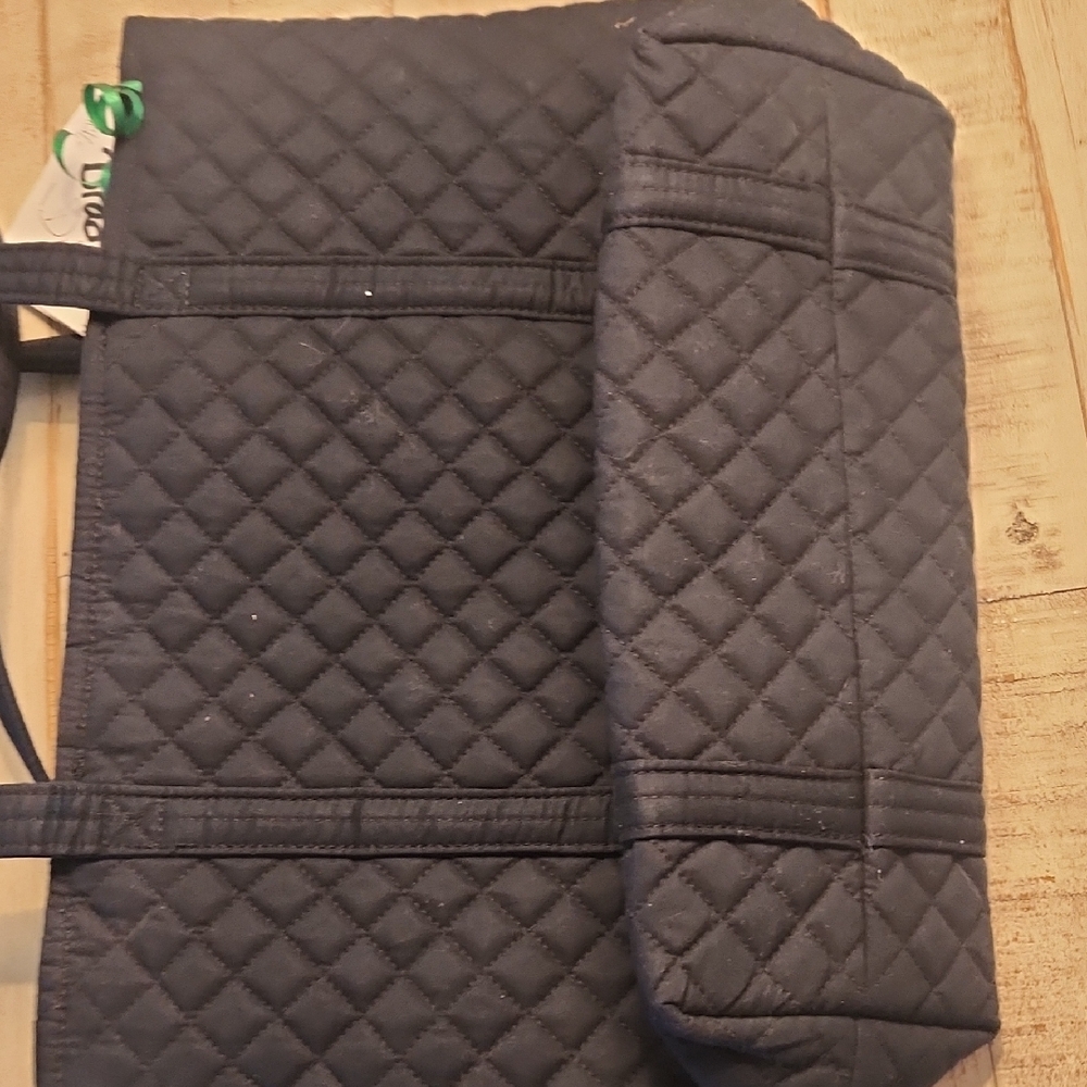 Disney Vera Bradley Navy Quilted Tote with Stitch Embroidered Accent - Picture 5 of 5